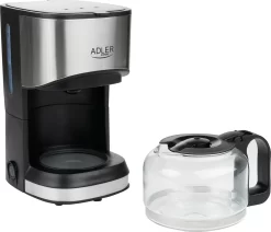 Adler AD-4407 Tropfkaffeemaschine 8 Tassen, Edelstahl, BPA-frei, 550 W, 550 W, 0,7 Liter, Schwarz Und Grau 18 Adler AD-4407 Tropfkaffeemaschine 8 Tassen, Edelstahl, BPA-frei, 550 W, 550 W, 0,7 Liter, Schwarz Und Grau -Küchenkochgeschirr Geschäft 0413eb5ff142f9e5242f2e22d53457da