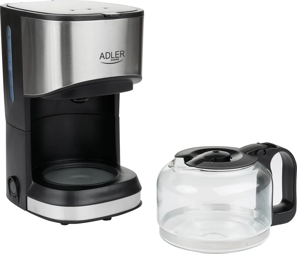 Adler AD-4407 Tropfkaffeemaschine 8 Tassen, Edelstahl, BPA-frei, 550 W, 550 W, 0,7 Liter, Schwarz Und Grau 9 Adler AD-4407 Tropfkaffeemaschine 8 Tassen, Edelstahl, BPA-frei, 550 W, 550 W, 0,7 Liter, Schwarz Und Grau – Bild 9