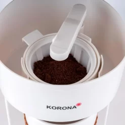 KORONA Kaffee To Go Kaffeemaschine Braun/Weiß Mit Becher -Küchenkochgeschirr Geschäft 0b82be6cea018b4239843dee11650454