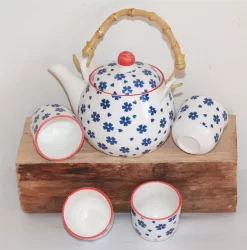 270 Asia Teeset Teeservice Teekanne Tassen 5 Tlg Weiss Blau Blumen Kinder Ruka -Küchenkochgeschirr Geschäft 0e68c202116bfb59ccf924c474ebe1fd