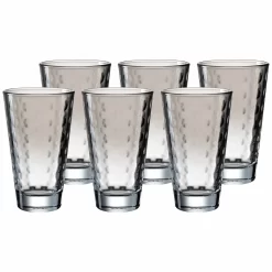 Leonardo Longdrinkglas 200 Ml Optic [6 Stück] Grau Rund Ø 8 X H 13 Cm -Küchenkochgeschirr Geschäft 0eb1be736ae1c824506b5d590bb6552b