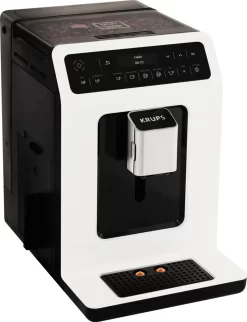 Krups Evidence EA8901 Freistehende Vollautomatische Espressomaschine 2,3L 2Tassen White - Kaffeemaschine (Freistehend, Espressomaschine, 2,3 L, Integriertes Mahlwerk, 1450 W, Weiß) -Küchenkochgeschirr Geschäft 0fae68369315589ecd0a7f82cd263d17
