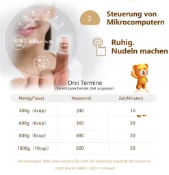 Bear Küchenmaschine 3,5l 120W Knetmaschine Standmixer 5 Ebenen Rührmaschine -Küchenkochgeschirr Geschäft 1048333ca59cabdecddf48ed877f1669