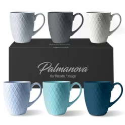 MIAMIO - 6 Er Set Kaffeetassen Palmanova Collection - Ocean -Küchenkochgeschirr Geschäft 11a4b7fbf1a977299db45ac34dd4d5f0