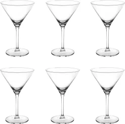 Cocktailglas 6er Set MARTINI Cocktailschale DIAMOND 260 Ml