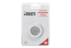 Bialetti 800002 Gummidichtung Und Filter 2T, Aluminium, Weiß -Küchenkochgeschirr Geschäft 1553e64594e83f185c783445df1421f3
