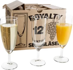 120er Set Royalty Sektgläser 16 Cl Ungeeicht
