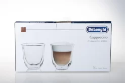 De'Longhi DeLonghi Cappuccino 2er Doppelwandiges Thermoglas -Küchenkochgeschirr Geschäft 16df8f44a6f893ae30f678087174b187