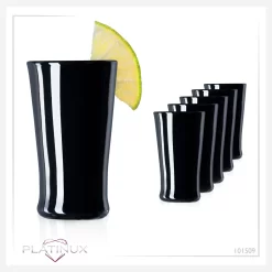 Schwarze Shotgläser Aus Glas Set 6 Teilig Pinnchen Wodkagläser 20ml (max. 30ml) -Küchenkochgeschirr Geschäft 1756bda887d521548db19b964b043b15