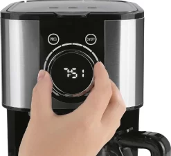 BEEM FRESH-AROMA-SWITCH Filterkaffeemaschine - Thermo Edelstahl 1 L Thermoskanne Bedienrad 24h-Timer 800 W Für 4-8 Tassen Kaffeemaschine Timer -Küchenkochgeschirr Geschäft 1a557f2eba7f372efb0843ad74f29256