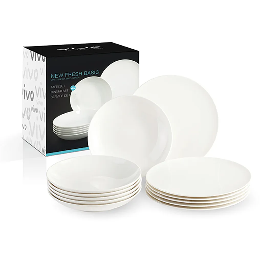 Villeroy & Boch Vivo - Villeroy Und Boch Group Vivo NewFreshBasic Tafelset 12tlg. 19-5254-7609 2 Villeroy & Boch Vivo - Villeroy Und Boch Group Vivo NewFreshBasic Tafelset 12tlg. 19-5254-7609 – Bild 2