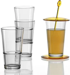 Leonardo Stapelbecher Set Event 6 Teilig Glas Trinkglas 330 Ml Spülmaschinenfest -Küchenkochgeschirr Geschäft 1c648189009adebf4f77a54bbf7566d1
