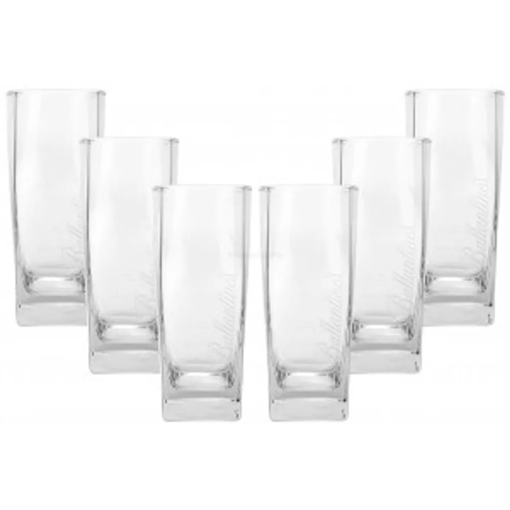 Ballantines Glas Gläser Set - 6x Longdrinkgläser 2/4cl Geeicht 1 Ballantines Glas Gläser Set - 6x Longdrinkgläser 2/4cl Geeicht