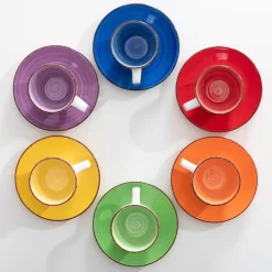 Kaffeeservice Steinzeug, Vancasso BONITA 12 Teiliges Kaffeeset, Cappuccino Tassenset Für 6 Personen, Tassen Und Untertassen -Küchenkochgeschirr Geschäft 1cd3d69f844bc5d485c6f62227b88ddb