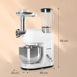 Lucia Küchenmaschine 3-in-1 2000 W / 2,7 PS 5 Ltr Edelstahl BPA-frei -Küchenkochgeschirr Geschäft 1d9b8571ad2d9cefe232144c45ca1d17