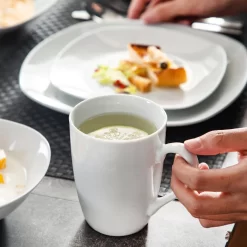 MALACASA, Serie Elisa, 40 Teilig Set Porzellan Tafelservice Kombiservice Geschirrset Mit Dessertteller, Speiseteller, Müslischalen, Eierbecher, Becher Für 8 Personen -Küchenkochgeschirr Geschäft 1ffc2cd97c8e46b06fb9a412235b695a