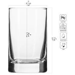 KROSNO Shot Vodkagläser, 6er-Set, 50 Ml -Küchenkochgeschirr Geschäft 21c3fc3bd27a817139807c3be7184ee6