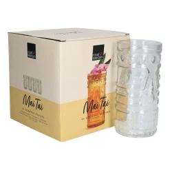 4x Mai Tai Glas 490 Ml Klarglas Cocktail-Kelch Tiki-Cocktail Rum-Longdrink Mai Tai Glass -Küchenkochgeschirr Geschäft 28f947a8079246aff7ad82d41990794f