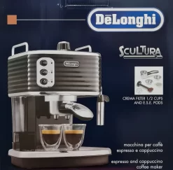 De'Longhi DeLonghi ECZ351BK Scultura Espressomaschine Siebträger Schwarz -Küchenkochgeschirr Geschäft 2f3e97bc4cd52b14f47483a4c741d8cd