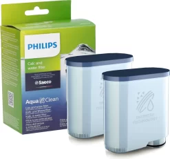 Philips 2x Saeco Wasserfilter Für Die Aqua Clean Espressomaschine CA6903, EP2224/10, EP2235/40, EP3241/50