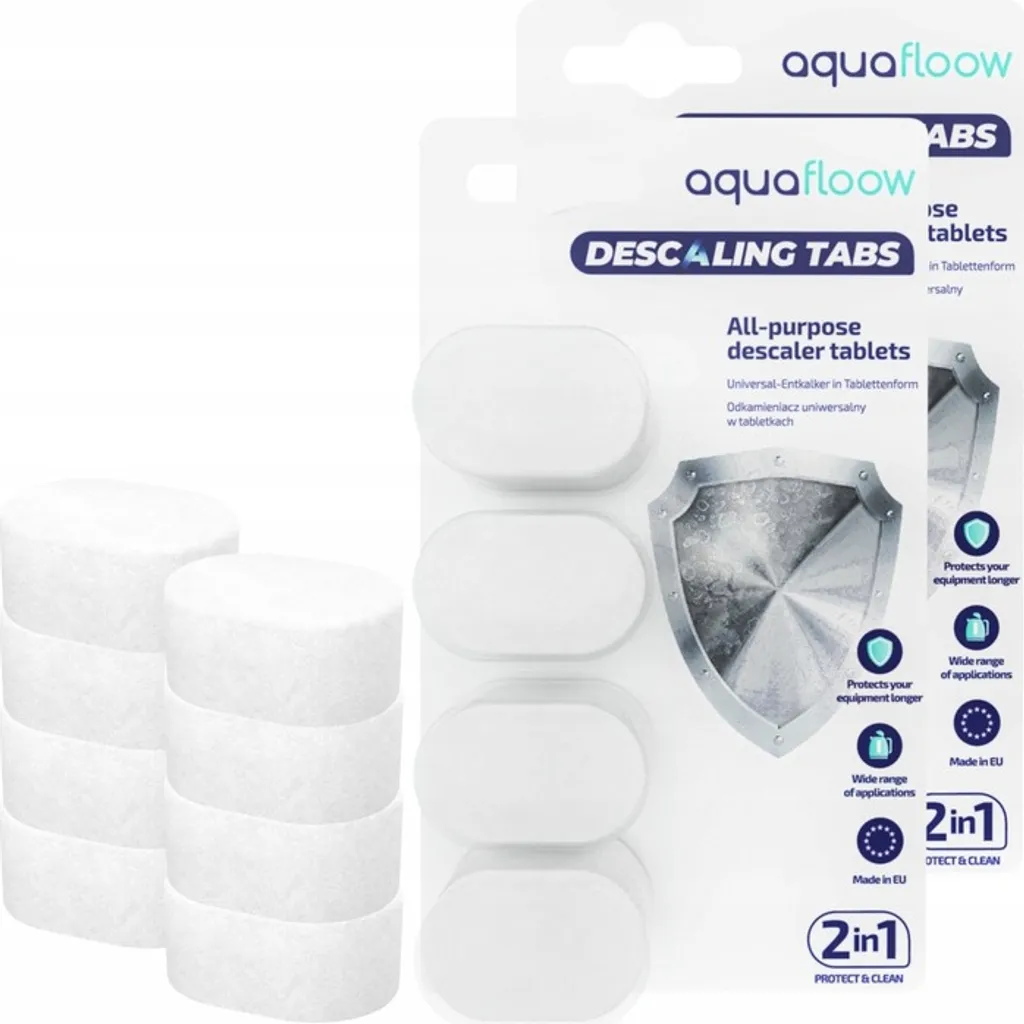 AquaFloow Set Für Siemens / Bosch Espressomaschine: 3x Ersatzwasserfilter TZ70003 + Reinigungstabletten 10 Stück + Reiniger + Entkalkertabletten 8 Stück 10 AquaFloow Set Für Siemens / Bosch Espressomaschine: 3x Ersatzwasserfilter TZ70003 + Reinigungstabletten 10 Stück + Reiniger + Entkalkertabletten 8 Stück – Bild 10