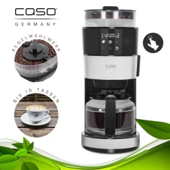 Caso Filterkaffeemaschine Grande Aroma 100 Mahlwerk 10 Tassen LED Timer 1000 W -Küchenkochgeschirr Geschäft 3a5356b6b2d550e736a944c6f32fbac4