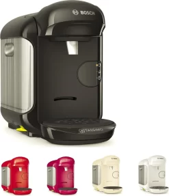 Bosch Tassimo Vivy2 Kapselmaschine TAS1401, Kompaktes Design, Vollautomatisch, Geeignet Für Alle Tassen - Pink -Küchenkochgeschirr Geschäft 3a7ad6bed7594142bc92eeee79e44a34