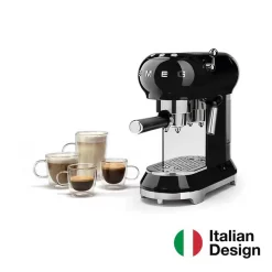 SMEG Espresso Kaffeemaschine Schwarz ECF01BLEU -Küchenkochgeschirr Geschäft 3cc6c3311c6e6d68f8bfa6a143c8a8e1