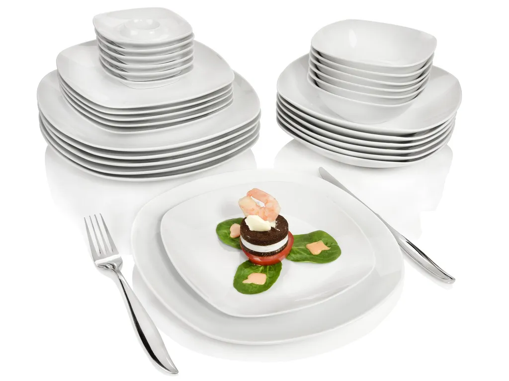 Sänger SÄNGER Porzellan Geschirrset Bilgola, Tafelservice 30 Teilig Für 6 Personen 1 Sänger SÄNGER Porzellan Geschirrset Bilgola, Tafelservice 30 Teilig Für 6 Personen