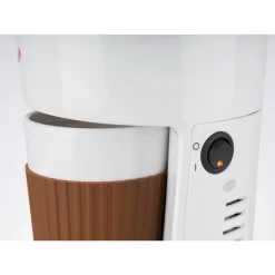 KORONA Kaffee To Go Kaffeemaschine Braun/Weiß Mit Becher -Küchenkochgeschirr Geschäft 3d806dc57aa91421af630a50a357d179