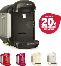 Bosch Tassimo Vivy2 Kapselmaschine TAS1401, Kompaktes Design, Vollautomatisch, Geeignet Für Alle Tassen - Pink -Küchenkochgeschirr Geschäft 4244ed08c3df617137ff1959cc27ad02