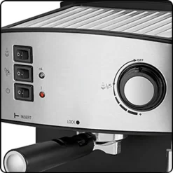 Clatronic ES 3643 Espresso- Und Cappuccino-Automat, 15 Bar Pumpdruck, Tassenvorwärmfunktion, Mit Aufschäum- Und Heißwasserfunktion -Küchenkochgeschirr Geschäft 4938fb865ea8fea13af3f770d00703f2