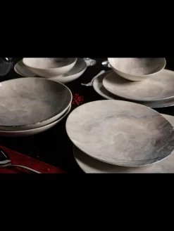 Hermia Concept, Erika,(24 Stücke), Abendessen , Mehrfarbig, 100% Porzellan -Küchenkochgeschirr Geschäft 49549b03cf38cf6a3edaf6ebb683543f