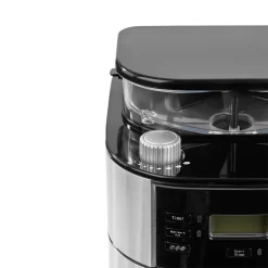 Barista Kaffeemaschine Mahlwerk 900W Edelstahl/Schwarz 12 Tassen Permanentfilter -Küchenkochgeschirr Geschäft 49b878a0f8d2a901f81db58f15afa192