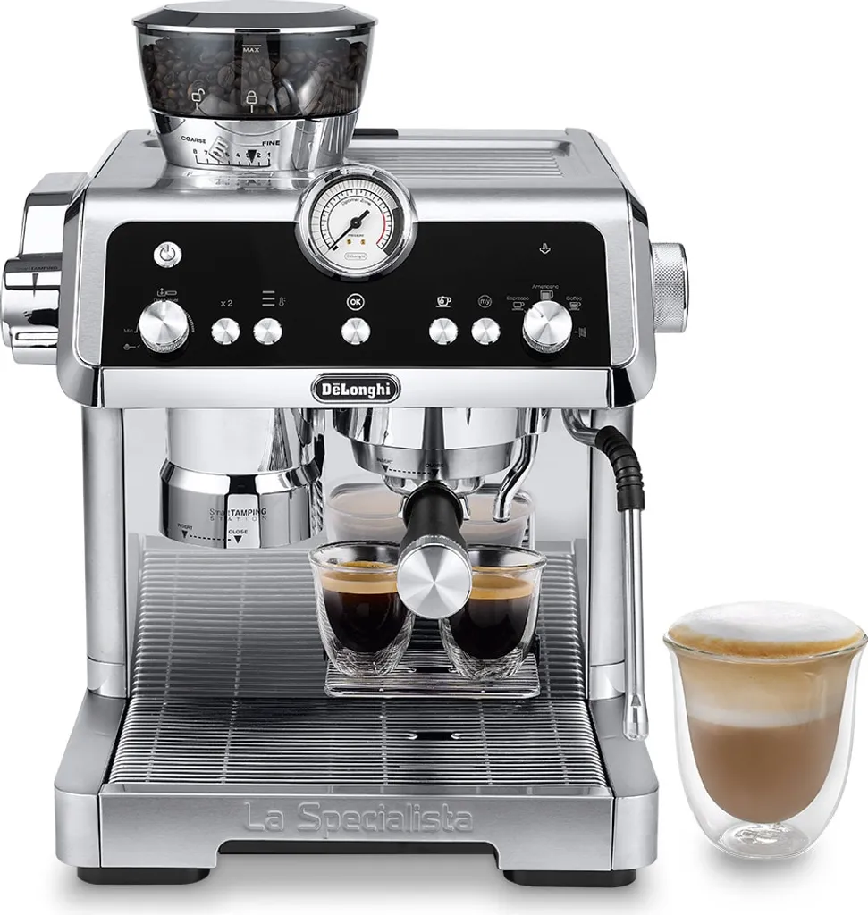De'Longhi Delonghi EC 9355.M La Specialista Prestigio Siebträger-Espressomaschine Silber 1 De'Longhi Delonghi EC 9355.M La Specialista Prestigio Siebträger-Espressomaschine Silber
