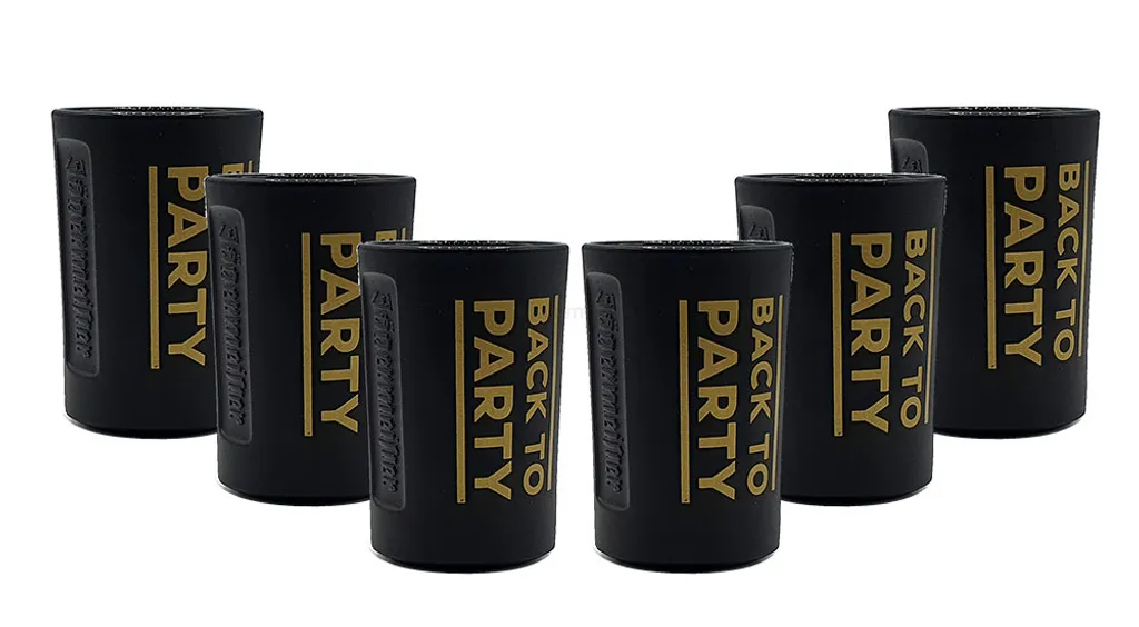 Jägermeister Shotglas Back To Party / 6er Set Schnapsglas / Gläser Set - 6 X Shotgläser 2 Cl Geeicht 1 Jägermeister Shotglas Back To Party / 6er Set Schnapsglas / Gläser Set - 6 X Shotgläser 2 Cl Geeicht