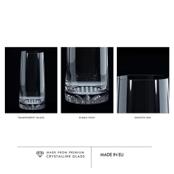 KROSNO Fjord Longdrinkgläser, 6er-Set, 350 Ml -Küchenkochgeschirr Geschäft 5336e8c1669daa110f75e1173f54f53b