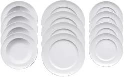 Starter-Set 12-tlg. - Sunny Day Weiß - Thomas - Speiseteller 27 Cm - Suppenteller 23 Cm - Frühstücksteller 22 Cm