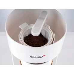 KORONA Kaffee To Go Kaffeemaschine Braun/Weiß Mit Becher -Küchenkochgeschirr Geschäft 5d2d4f6528392782a6b4afdc342c5f1c