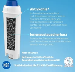 10x Wasserfilter Kompatibel Mit DeLonghi ECAM 45.766.W Eletta Cappuccino Baugleich Zu DLSC002 -Küchenkochgeschirr Geschäft 5e1c3317db8bac701f5b3b332f17fa7f 1