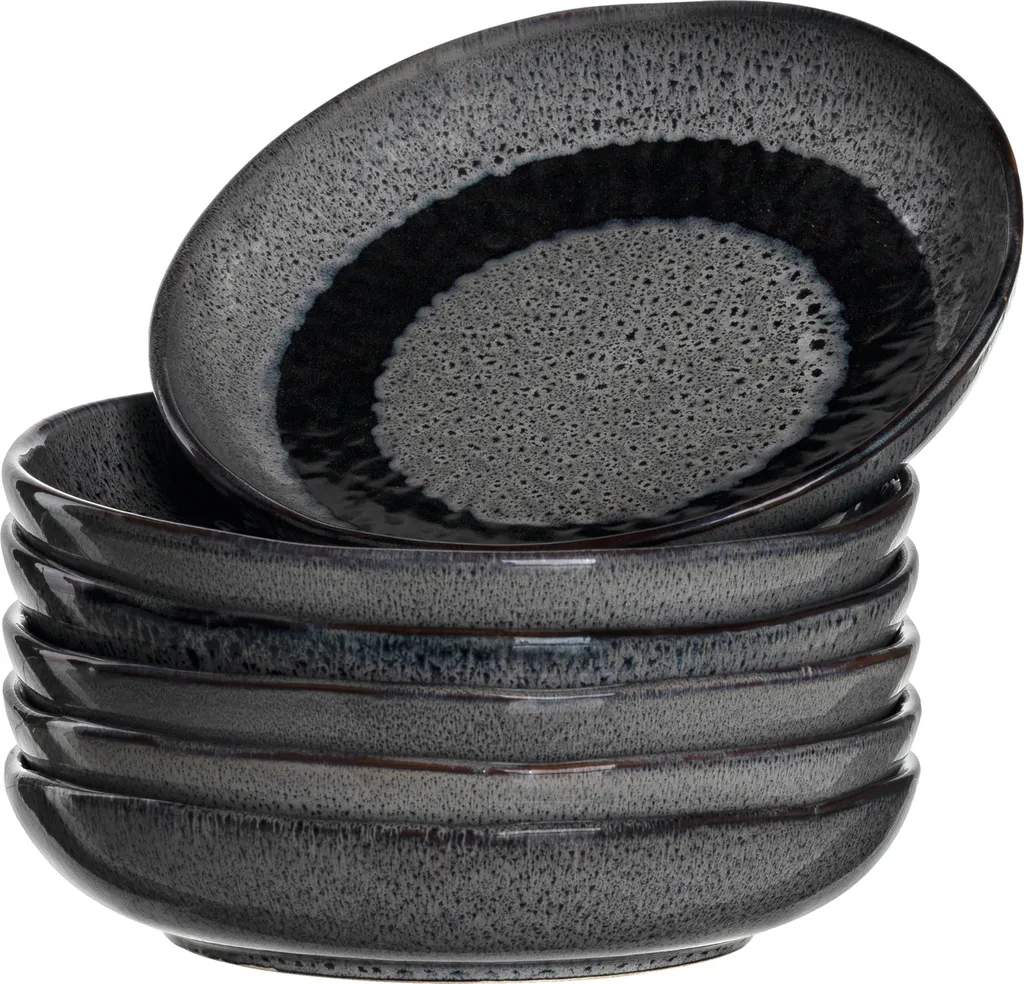 Leonardo Keramikgeschirr-Set Matera 24tlg. Grau, 026060 4 Leonardo Keramikgeschirr-Set Matera 24tlg. Grau, 026060 – Bild 4