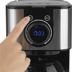 BEEM FRESH-AROMA-SWITCH Filterkaffeemaschine - Thermo Edelstahl 1 L Thermoskanne Bedienrad 24h-Timer 800 W Für 4-8 Tassen Kaffeemaschine Timer -Küchenkochgeschirr Geschäft 61d204e02bba4acb2b23b9a9364e5854