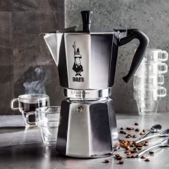 Bialetti Moka Express - 12 Tassen Espressokocher -Küchenkochgeschirr Geschäft 637b0b23c478b6ef3309f45438e883f0
