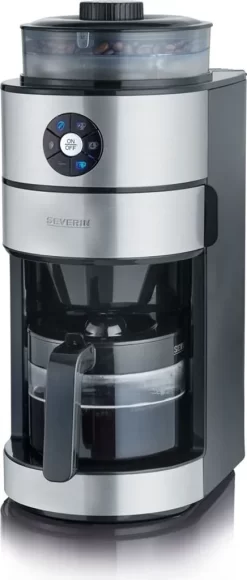 Severin KA 4811 Filterkaffeemaschine Mit Mahlwerk Für 6 Tassen Edelstahl Schwarz -Küchenkochgeschirr Geschäft 63c712cac9e0247984f5917e1ae4d5d7