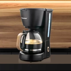 Bestron Filter-Kaffeemaschine Für 10 Tassen Kaffee, Inkl. 1,5 Liter Glaskanne, Permanentfilter & Warmhalteplatte, 1.000 Watt, Black & Wood-Design, Farbe: Schwarz / Holz 11 Bestron Filter-Kaffeemaschine Für 10 Tassen Kaffee, Inkl. 1,5 Liter Glaskanne, Permanentfilter & Warmhalteplatte, 1.000 Watt, Black & Wood-Design, Farbe: Schwarz / Holz -Küchenkochgeschirr Geschäft 64a8b9c4bca317a023030efc8a77a48e
