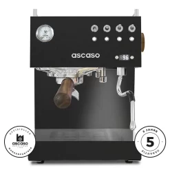 Ascaso Steel Duo PID In Schwarz Mit Holz