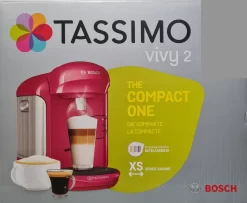 Bosch Tassimo Vivy2 Kapselmaschine TAS1401, Kompaktes Design, Vollautomatisch, Geeignet Für Alle Tassen - Pink -Küchenkochgeschirr Geschäft 678206823ddb911b0f72495367a95d1c