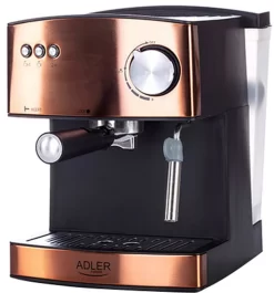 Adler Espressomaschine | Kaffeemaschine | Milchaufschäumer | Cappuccinomaschine | Siebträger Espressomaschine | Elektrische Espressomaschine | Bronze Design | 1,6L Wassertank | 850 Watt |15 Bar | -Küchenkochgeschirr Geschäft 6a5552b8101728285661315ed730ccf4