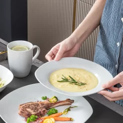 MALACASA, Serie Elisa, 50-teilig Tafelservice Aus Porzellan Für 6 Personen, Kombiservice Frühstückservice Kaffeeservice Mit Eierbecher, Kaffeetassen, Untertassen, Müslischalen, Dessertteller 9 MALACASA, Serie Elisa, 50-teilig Tafelservice Aus Porzellan Für 6 Personen, Kombiservice Frühstückservice Kaffeeservice Mit Eierbecher, Kaffeetassen, Untertassen, Müslischalen, Dessertteller -Küchenkochgeschirr Geschäft 6bfc8662e214e1957b0f41ffbd9f02b5