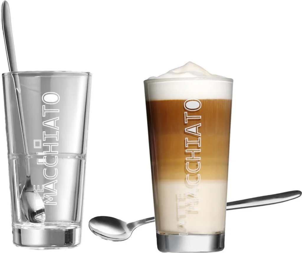 Flirt By R & B Latte-Macchiato-Glas "Lena" Spülmaschinenfest Mit Löffel 2 Stück 3 Flirt By R & B Latte-Macchiato-Glas "Lena" Spülmaschinenfest Mit Löffel 2 Stück – Bild 3